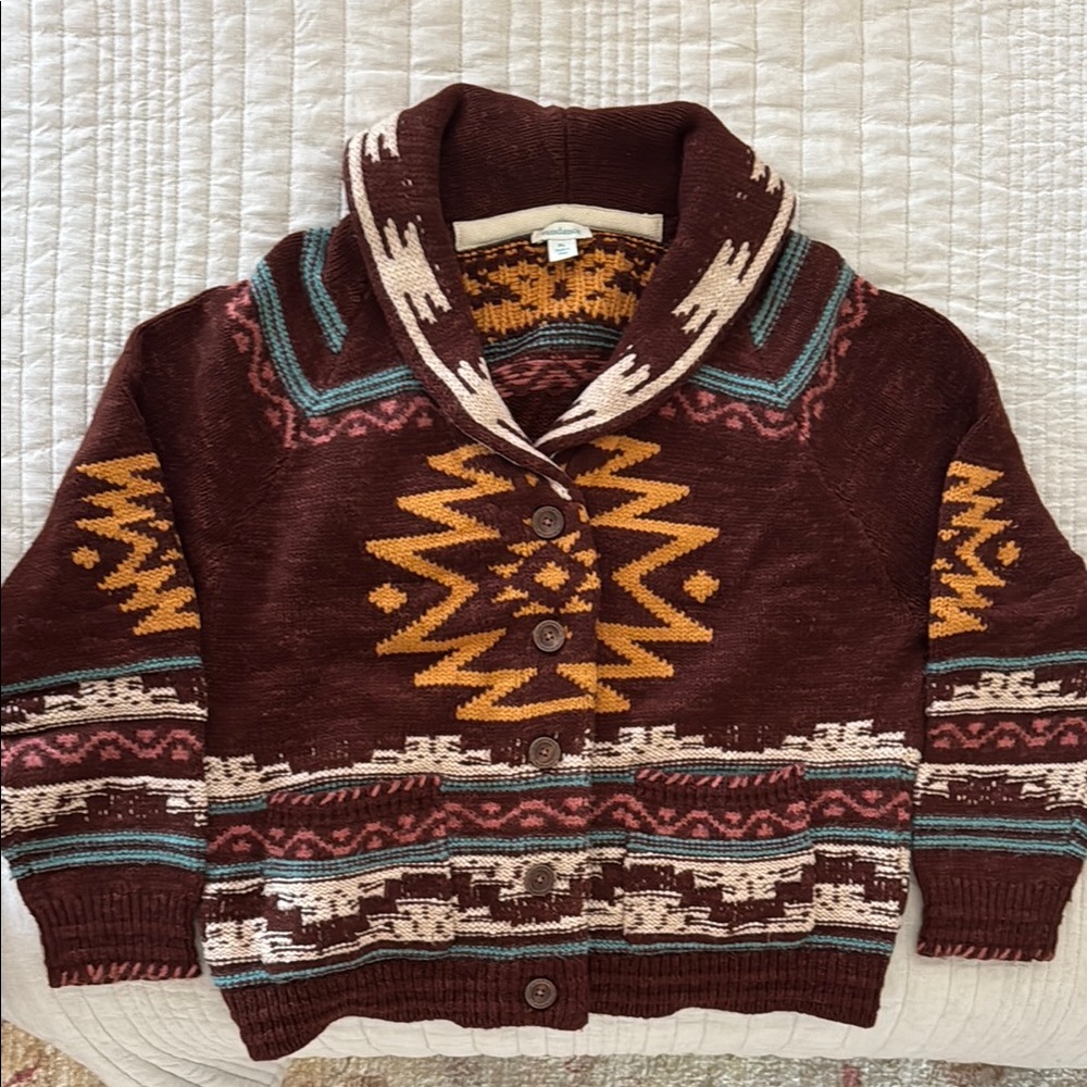 Sundance Western w/ Horse on the back Knit Cardigan